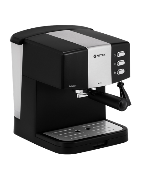 Cafetiera manuala VITEK VT-1523, 850W, Negru0 Cafetiera manuala VITEK VT-1523, 850W, Negru0