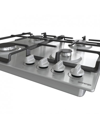 Plită pe gaz Gorenje G 641 EX, Oțel inoxidabil