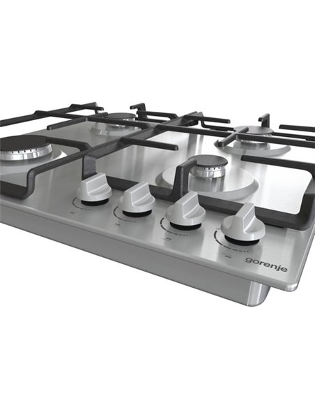 Plită pe gaz Gorenje G 641 EX, Oțel inoxidabil