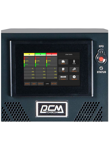 Источник бесперебойного питания PCM VGD II-10K33, Онлайн, 10000VA, Башня Источник бесперебойного питания PCM VGD II-10K33, Онлайн, 10000VA, Башня