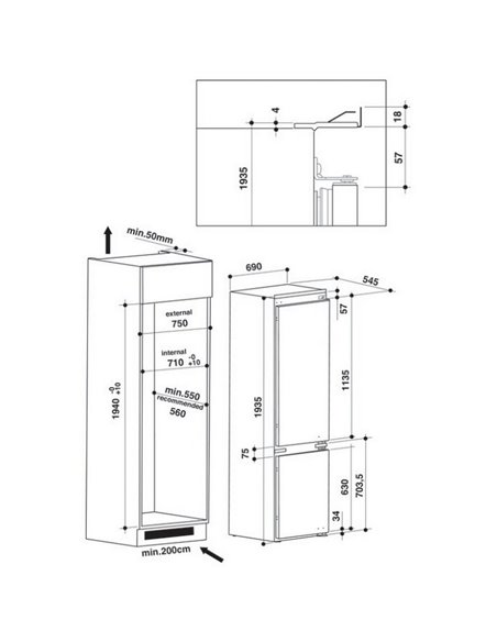 Холодильник Whirlpool SP40 801, Белый