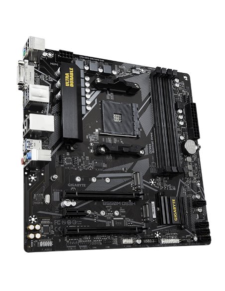 Материнская плата Gigabyte B550M DS3H, AM4, AMD B550, Micro-ATX