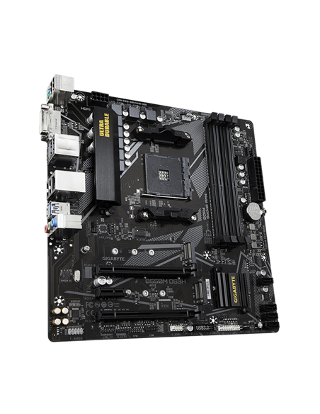Материнская плата Gigabyte B550M DS3H, AM4, AMD B550, Micro-ATX