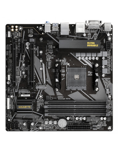 Placă de bază Gigabyte B550M DS3H, AM4, AMD B550, Micro-ATX
