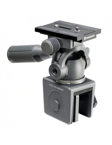 Mini trepied Vanguard VEO2 PH-28WM, Сap video panoramic cu 2 căi, Gri