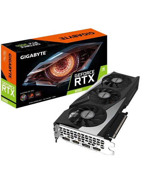 Placă Video Gigabyte GV-N3060GAMING OC-12GD, 12GB GDDR6 192bit