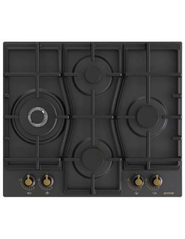 Газовая варочная панель Gorenje GW 6D42 CLB, Чёрный