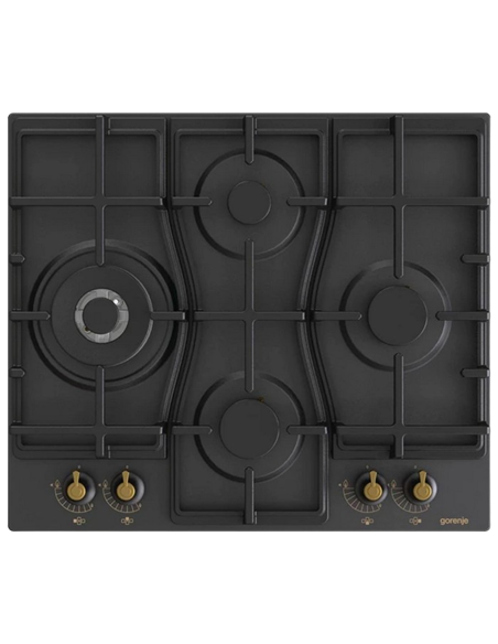 Газовая варочная панель Gorenje GW 6D42 CLB, Чёрный