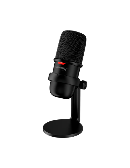 Портативный записывающий микрофон HyperX SoloCast, Проводной аналоговый, Чёрный