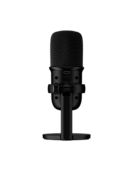 Microfon portabil pentru înregistrare vocală HyperX SoloCast, Cu fir, Negru