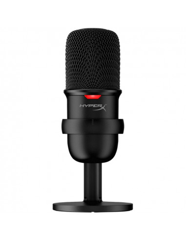 Портативный записывающий микрофон HyperX SoloCast, Проводной аналоговый, Чёрный