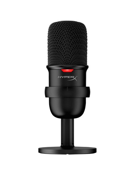 Microfon portabil pentru înregistrare vocală HyperX SoloCast, Cu fir, Negru