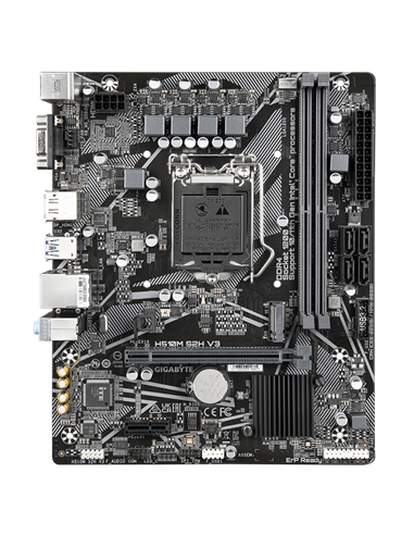 Материнская плата Gigabyte H510M S2H V3, LGA1200, Intel H470, Micro-ATX