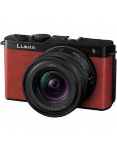 Беззеркальный фотоаппарат Panasonic DC-S9NE-R & Lumix S 18-40mm f/4.5-6, Crimson Red