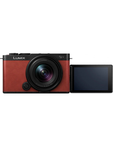 Aparat Foto Mirrorless Panasonic DC-S9NE-R & Lumix S 18-40mm f/4.5-6, Crimson Red