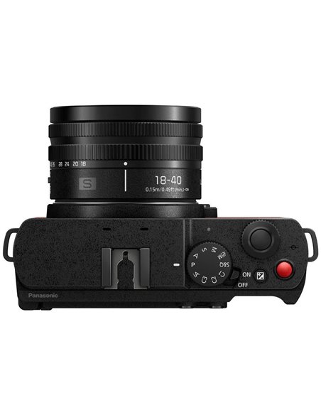 Aparat Foto Mirrorless Panasonic DC-S9NE-R & Lumix S 18-40mm f/4.5-6, Crimson Red