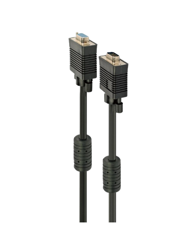 Видео кабель Cablexpert CC-PPVGAX-10M-B, VGA D-Sub (M) - VGA D-Sub (M), 10м, Чёрный