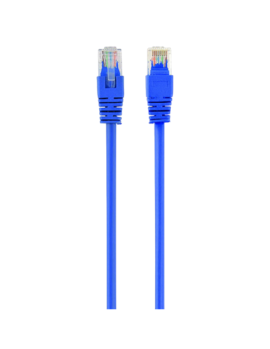 Patch cord Cablexpert PP12-1.5M/B, CAT5e UTP, 1,5m, Albastru