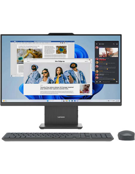 Моноблок Lenovo IdeaCentre AIO 27ARR9, 27", AMD Ryzen 7 7735HS, 16Гб/1024Гб, Без ОС, Luna Grey