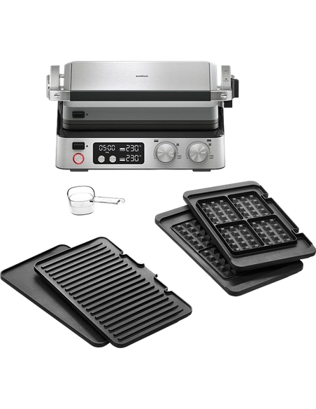 Grătar electric Braun CG 7044, 2000W, Negru | Oţel inoxidabil