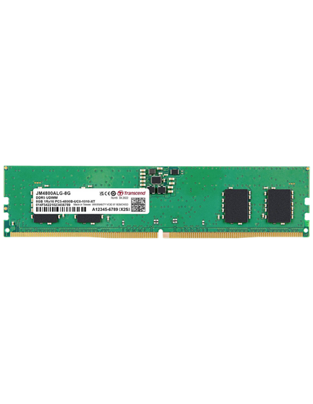 Оперативная память Transcend JM4800ALG-8G, DDR5 SDRAM, 4800 МГц, 8Гб Оперативная память Transcend JM4800ALG-8G, DDR5 SDRAM, 4800 МГц, 8Гб