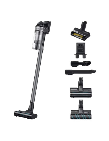 Aspirator Vertical Samsung Jet 75E Complete, Negru | Argintiu