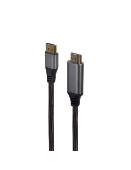 Видеокабель Cablexpert CC-DP-HDMI-4K-6, DisplayPort (M) - HDMI (M), 1,8м, Чёрный