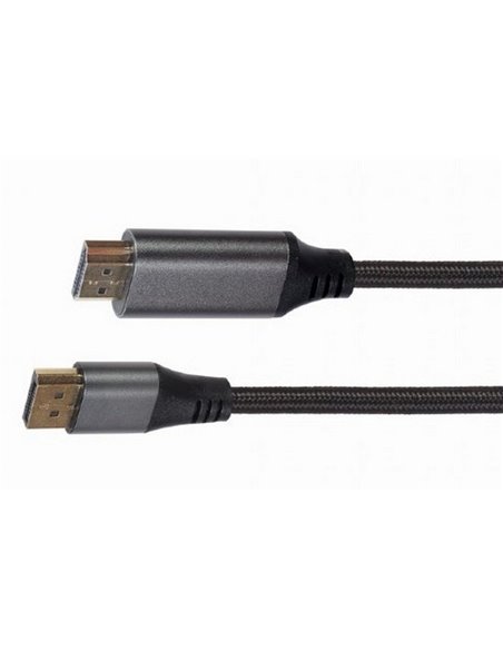 Видеокабель Cablexpert CC-DP-HDMI-4K-6, DisplayPort (M) - HDMI (M), 1,8м, Чёрный