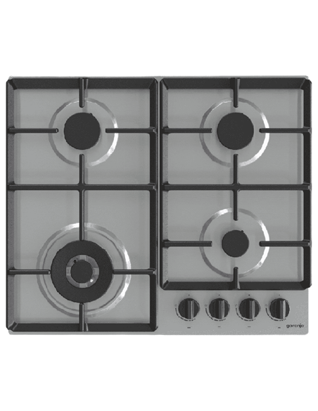 Plită pe gaz Gorenje GW 641 EBX, Oțel inoxidabil