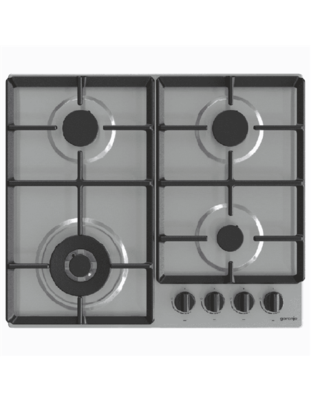 Plită pe gaz Gorenje GW 641 EBX, Oțel inoxidabil