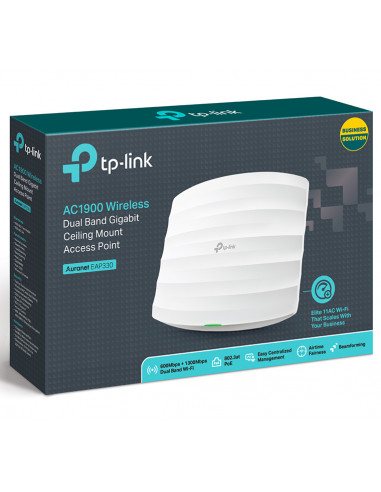 Беспроводная точка доступа TP-LINK EAP330, 600 Мбит/с, 1300 Мбит/с, Белый