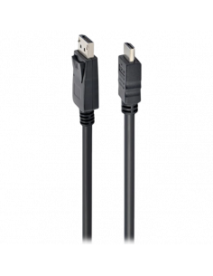 Видео кабель Cablexpert CC-DP-HDMI-6, DisplayPort (M) - HDMI (M), 1,8м, Чёрный