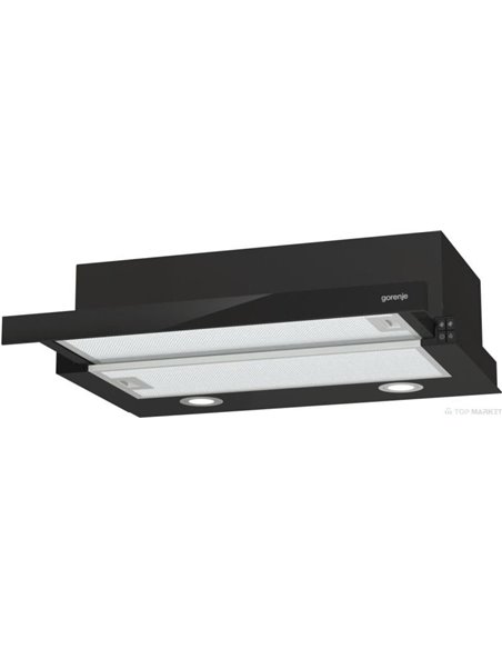 Встраиваемая Вытяжка Gorenje TH 62E4 BG, Чёрный Встраиваемая Вытяжка Gorenje TH 62E4 BG, Чёрный