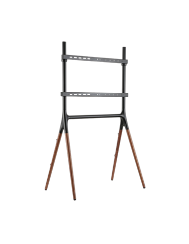 Подставка под телевизор на ножке Reflecta Elegant 70W black/walnut, #23212, Чёрный