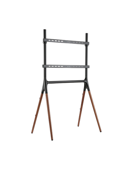Подставка под телевизор на ножке Reflecta Elegant 70W black/walnut, #23212, Чёрный