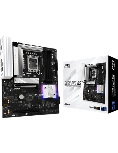 Материнская плата ASRock B860 Pro RS, LGA1851, Intel B860, ATX