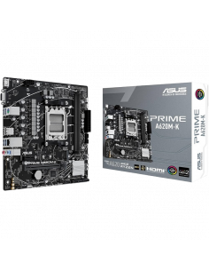 Материнская плата ASUS PRIME A620M-K, AM5, AMD A620, Micro-ATX