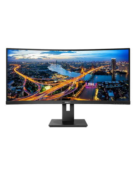 34" Monitor Philips 345B1C, VA 3440x1440 WQHD, Negru