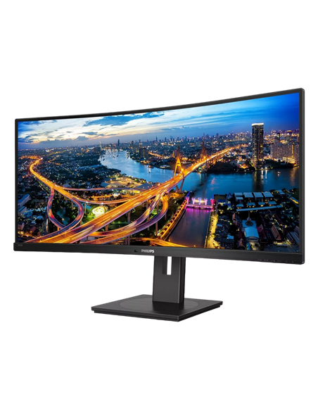 34" Monitor Philips 345B1C, VA 3440x1440 WQHD, Negru