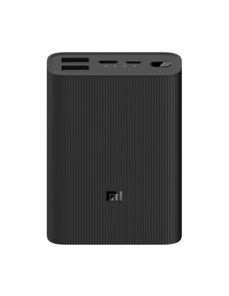 Портативное зарядное устройство Xiaomi Power Bank 3, 10000мА·ч, Чёрный Портативное зарядное устройство Xiaomi Power Bank 3, 10000мА·ч, Чёрный