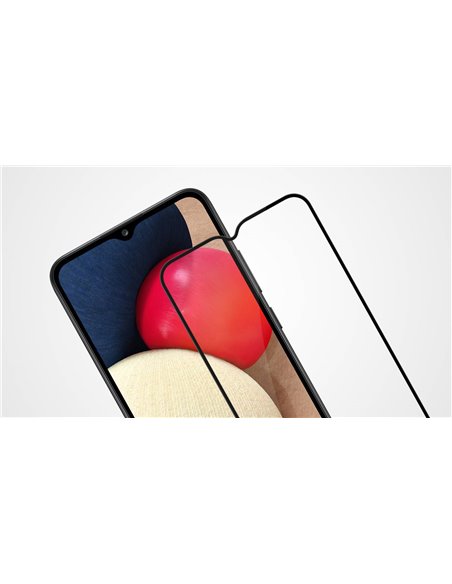 Защитное стекло Nillkin Galaxy A02s - Tempered Glass CP+ pro, Чёрный