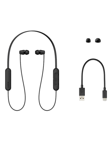 Căști SONY WI-C200, Negru Căști SONY WI-C200, Negru