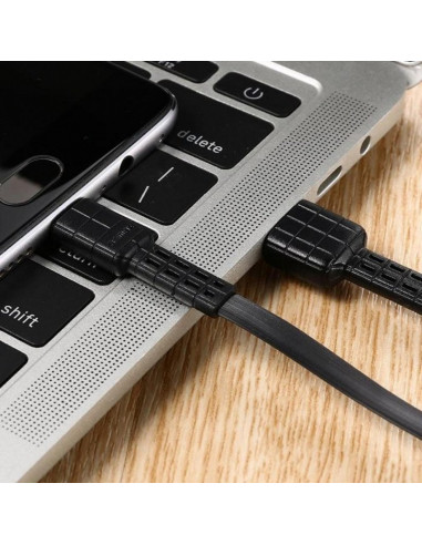 Кабель для зарядки и синхронизации Remax RC-116m, USB Type-A/micro-USB, 1м, Чёрный