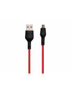Cablu încărcare și sincronizare XO NB55, Micro-USB/USB Type-A, 1m, Roșu
