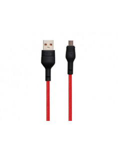 Cablu încărcare și sincronizare XO NB55, Micro-USB/USB Type-A, 1m, Roșu 2