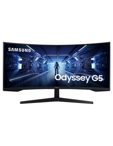 34" Monitor Gaming Samsung C34G55TWWI, VA 3440x1440 WQHD, Negru