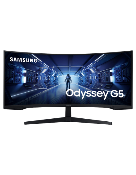34" Monitor Gaming Samsung C34G55TWWI, VA 3440x1440 WQHD, Negru