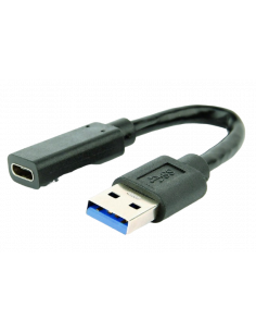Cablu încărcare și sincronizare Cablexpert A-USB3-AMCF-01, USB Type-A/USB Type-C (F), 0,1m, Negru