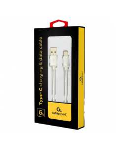 Cablu încărcare și sincronizare Cablexpert CCB-mUSB2B-AMCM-6-S, USB Type-A/USB Type-C, 1,8m, Argintiu 2