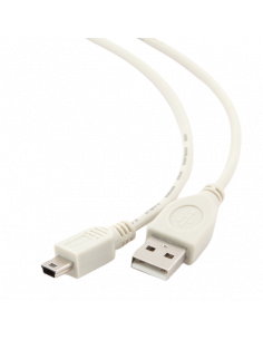 Кабель для зарядки и синхронизации Cablexpert CC-USB2-AM5P-6, USB Type-A/Mini-USB, 1,8м, Белый
